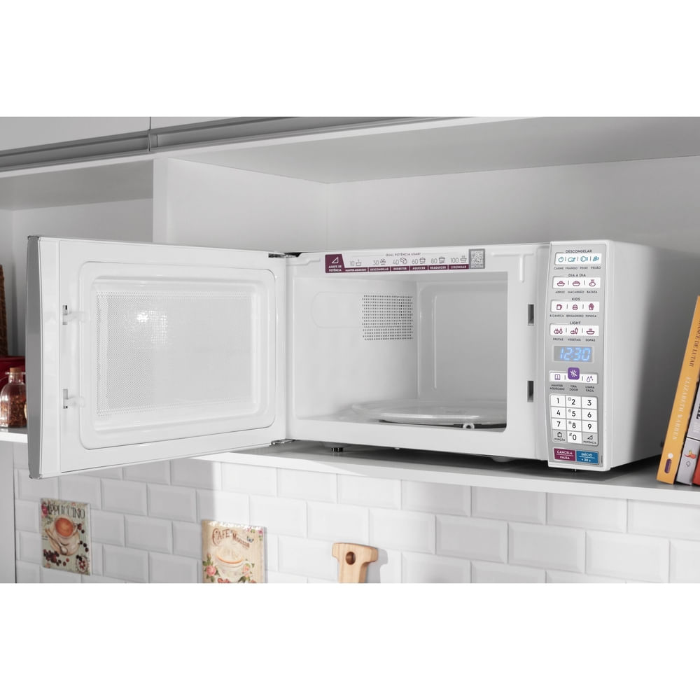 Micro-ondas Electrolux 34 Litros Função Tira Odor e Manter Aquecido Branco MEO44 – 220 Volts - Image 7