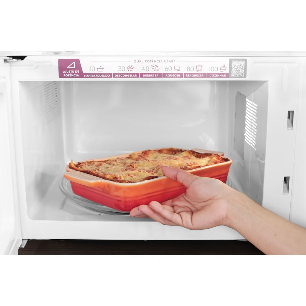 Micro-ondas Electrolux 34 Litros Função Tira Odor e Manter Aquecido Branco MEO44 – 220 Volts - Image 10