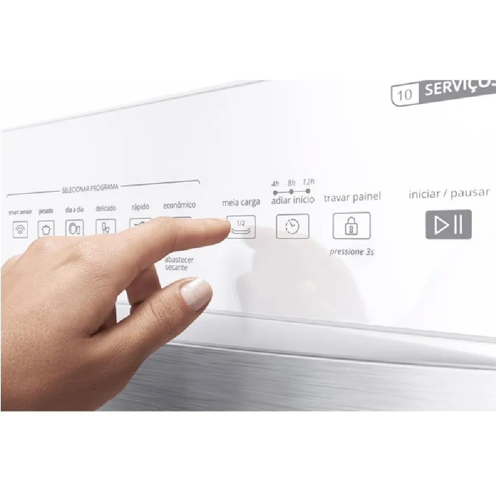 Lava Louças Brastemp 10 Serviços com Ciclo Pesado Branca BLF10BB – 127 Volts - Image 8