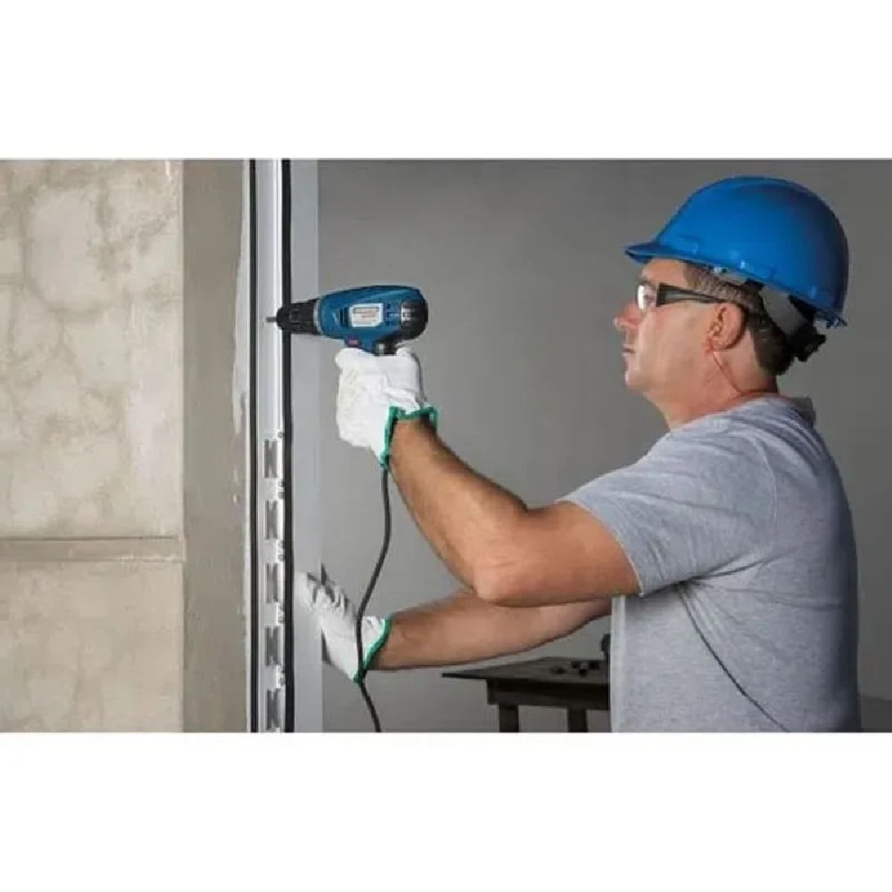 Parafusadeira Tramontina 3/8" para Uso Profissional com Velocidade Variável e Sistema de Reversão Azul – 220 Volts - Image 6
