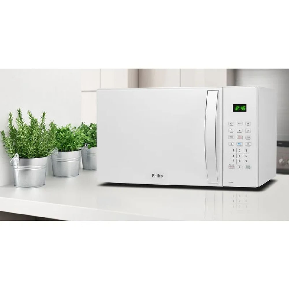 Micro-ondas Philco 34 Litros Limpa Fácil e Tira Odor Branco PMO34BB- 220 Volts - Image 13