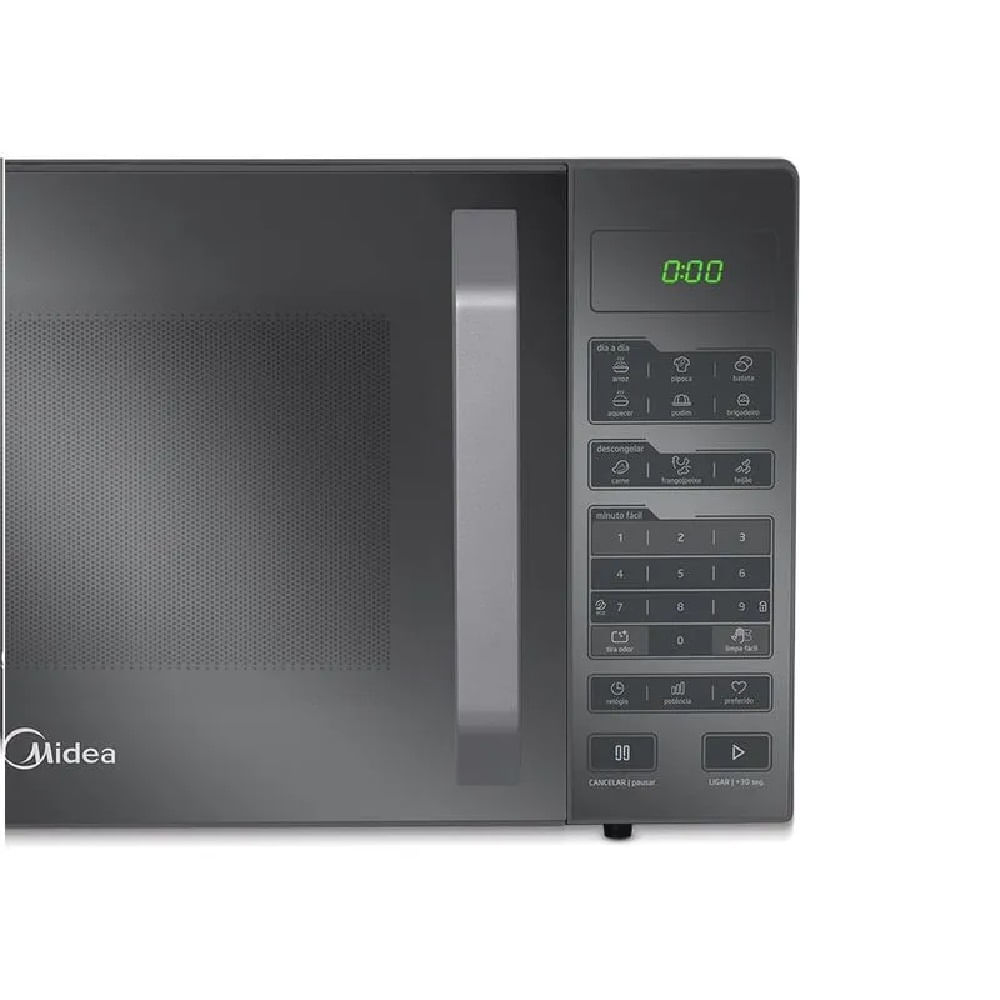 Micro-ondas Midea 27 Litros Prata Espelhado MXSA27S1 – 127 Volts - Image 6