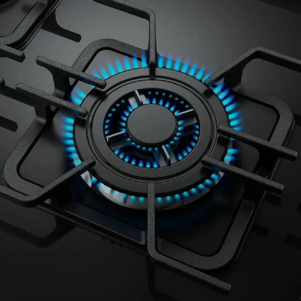 Fogão de Piso Mueller 5 Bocas Decorato Vetro Preto Fosco - Bivolt - Image 10