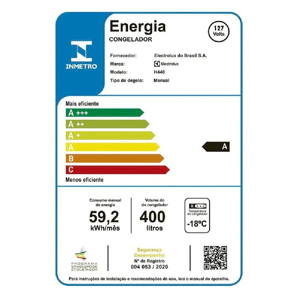 Freezer Horizontal Electrolux 400 Litros 2 Portas Branco H440 – 127 Volts - Image 7
