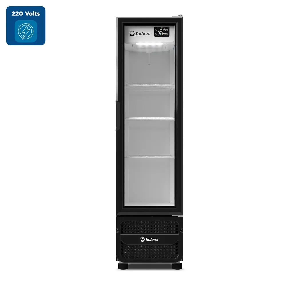 Cervejeira Imbera 215 Litros Porta de Vidro Padrão Preta CCV144 - 220 Volts - Image 2