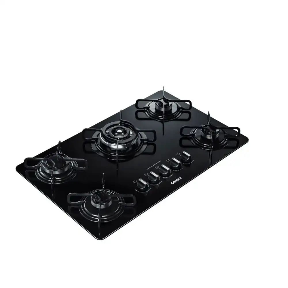 Cooktop Consul 5 Bocas com Quadrichama e Acendimento Automático Preto CDD75AE - Bivolt - Image 3