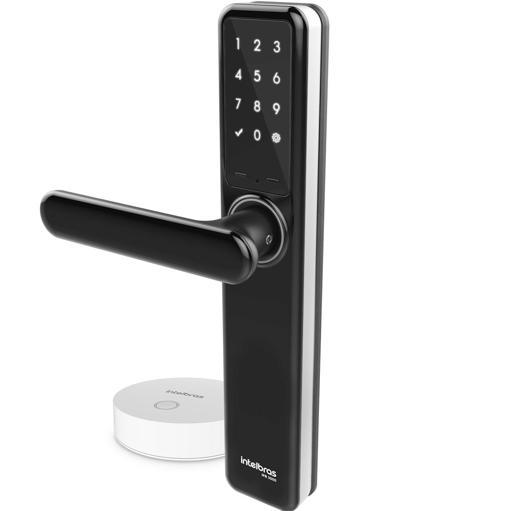 Fechadura Digital de Embutir Intelbras Smart Preta IFR 3000+ - Image 2