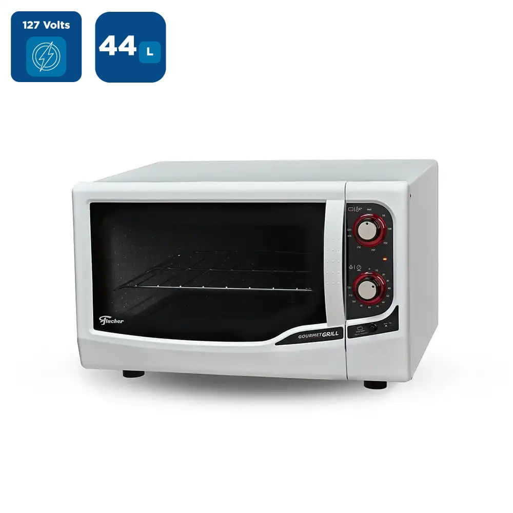 Forno Elétrico Fischer 44 Litros Gourmet Grill Branco - 127 Volts - Image 2