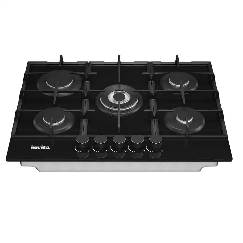 Cooktop a Gás Invita 5 Bocas 70cm Preto - Bivolt - Image 8