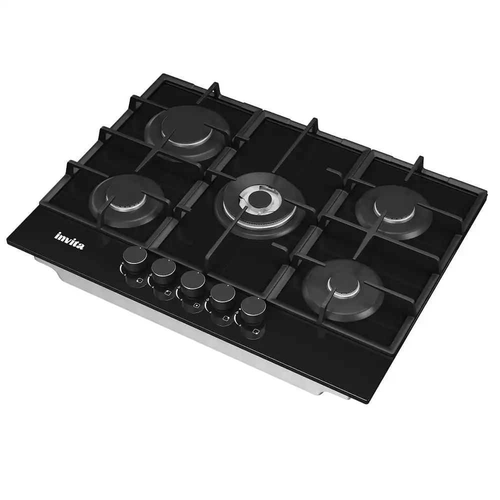 Cooktop a Gás Invita 5 Bocas 70cm Preto - Bivolt - Image 7