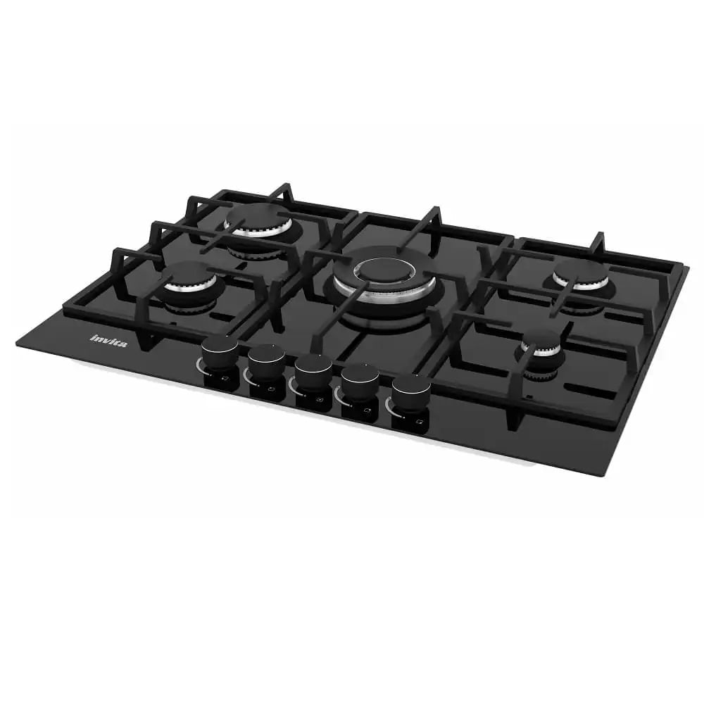 Cooktop a Gás Invita 5 Bocas 70cm Preto - Bivolt - Image 9