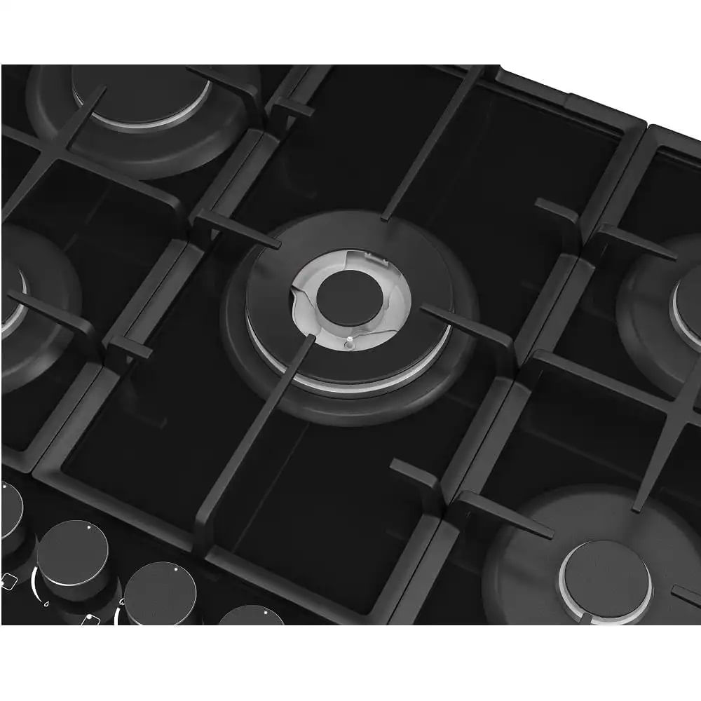 Cooktop a Gás Invita 5 Bocas 70cm Preto - Bivolt - Image 10