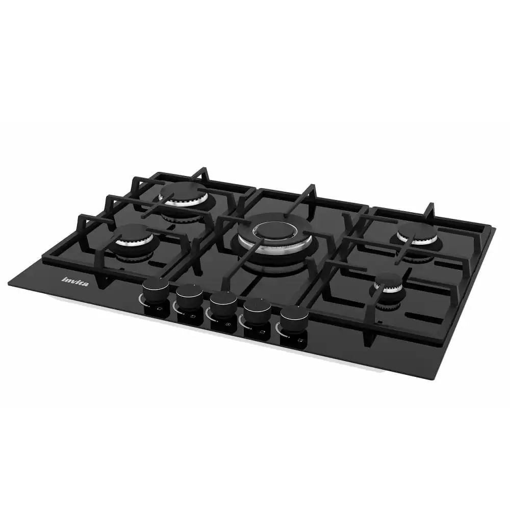 Cooktop a Gás Invita 5 Bocas 70cm Preto - Bivolt - Image 3