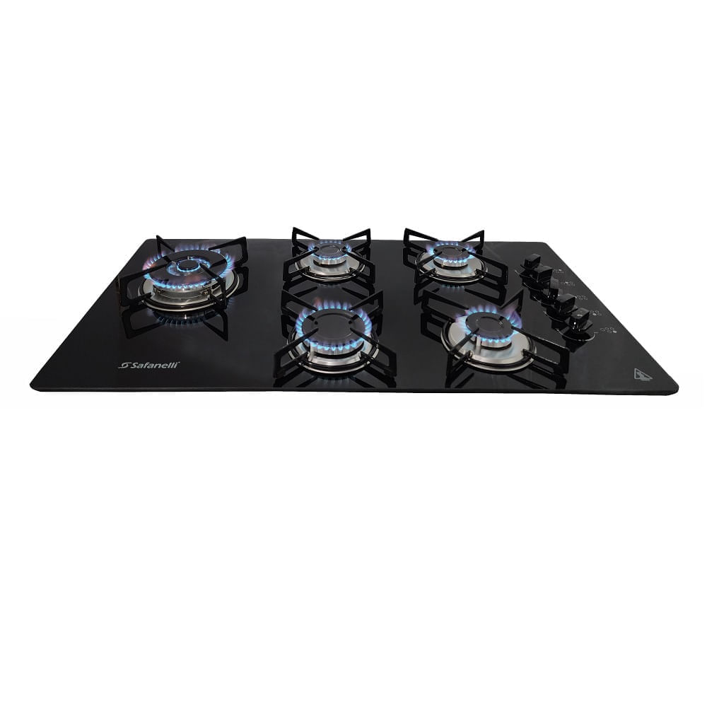 Cooktop Safanelli 5 Bocas Tripla Chama Prime Preto TRI510 - Bivolt - Image 5