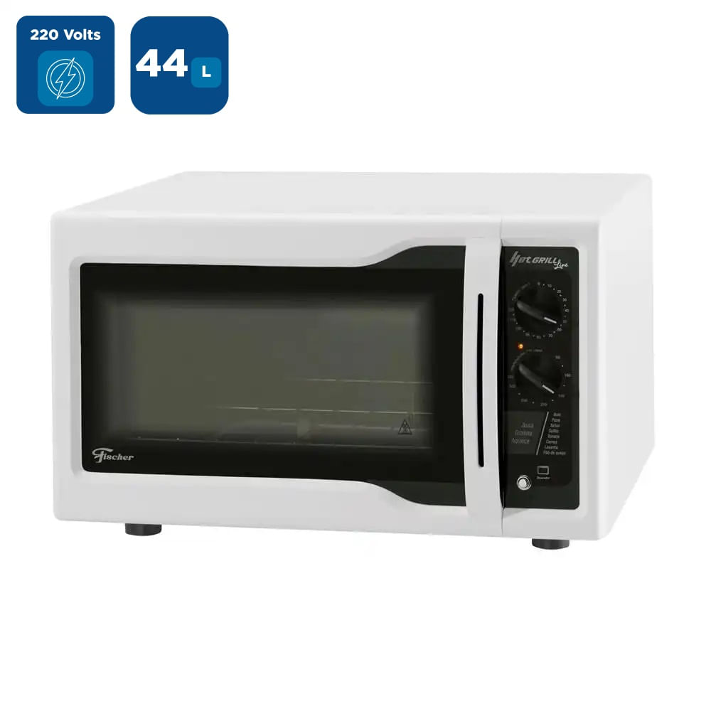 Forno Elétrico Fischer 44 Litros Hot Grill Line Branco - 220 Volts - Image 2