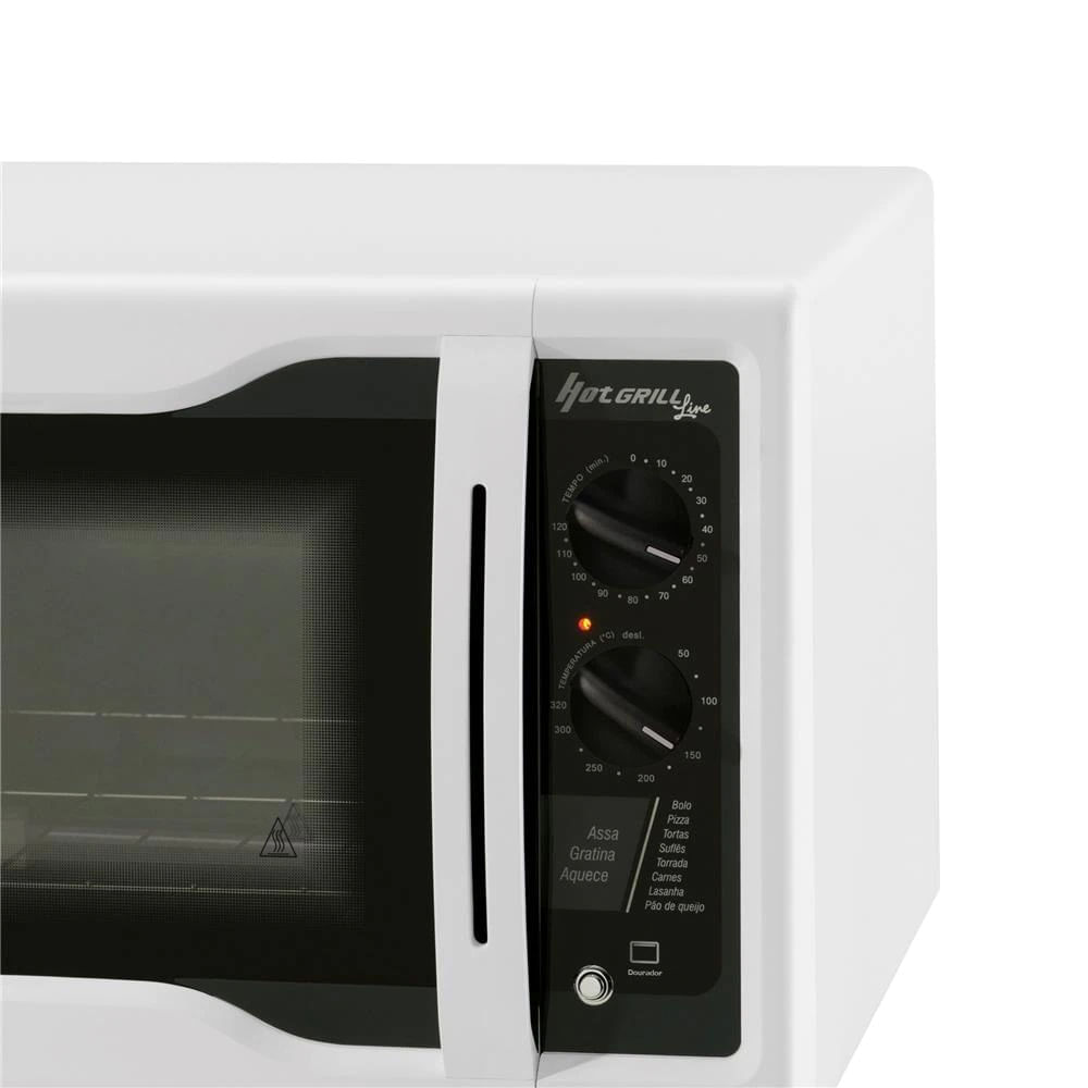 Forno Elétrico Fischer 44 Litros Hot Grill Line Branco - 220 Volts - Image 3