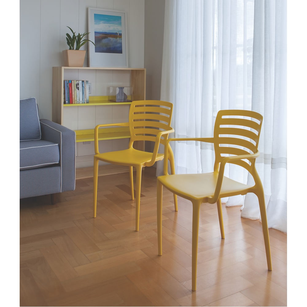 Conjunto de 4 Cadeiras Plásticas Tramontina Sofia - Image 8