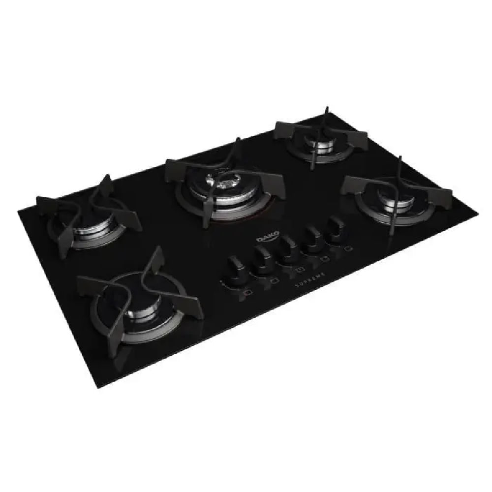 Cooktop Dako 5 Bocas Supreme Preto - Bivolt - Image 3