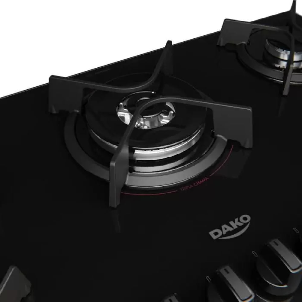 Cooktop Dako 5 Bocas Supreme Preto - Bivolt - Image 5
