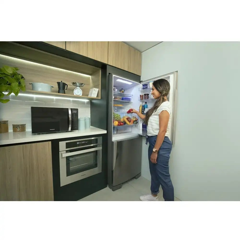 Refrigerador Panasonic Frost Free 425 Litros Inox BB53 - 127 Volts - Image 9