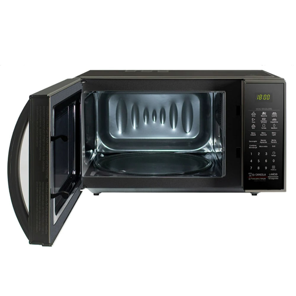 Micro-ondas LG 30 Litros com Grill de Quartzo e Revestimento EasyClean Prata MH7093BR – 127 Volts - Image 5