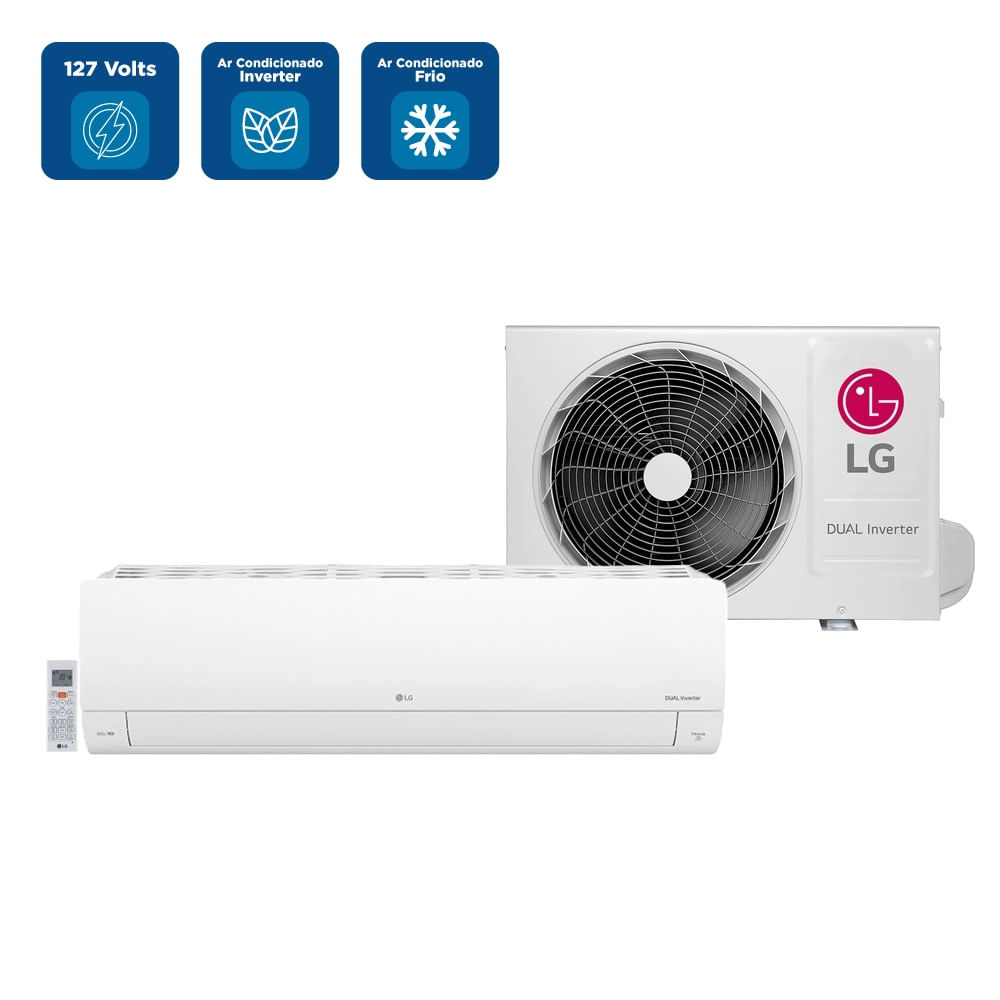 Ar Condicionado Split LG AI Dual Inverter Voice 9000 BTU/h Frio S3-Q09AA31D - 127 Volts - Image 2