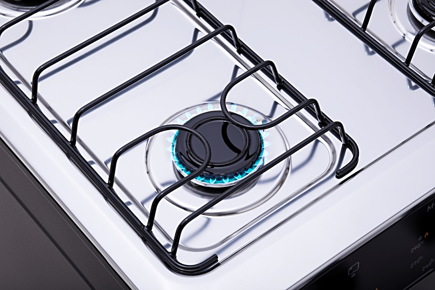 Fogão De Piso Atlas Monaco Plus 4 Bocas Preto - Bivolt - Image 9