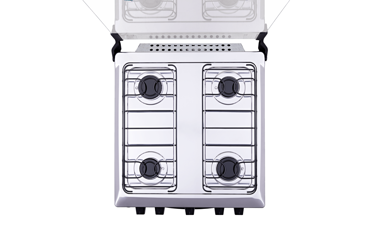 Fogão De Piso Atlas Monaco Plus 4 Bocas Preto - Bivolt - Image 8