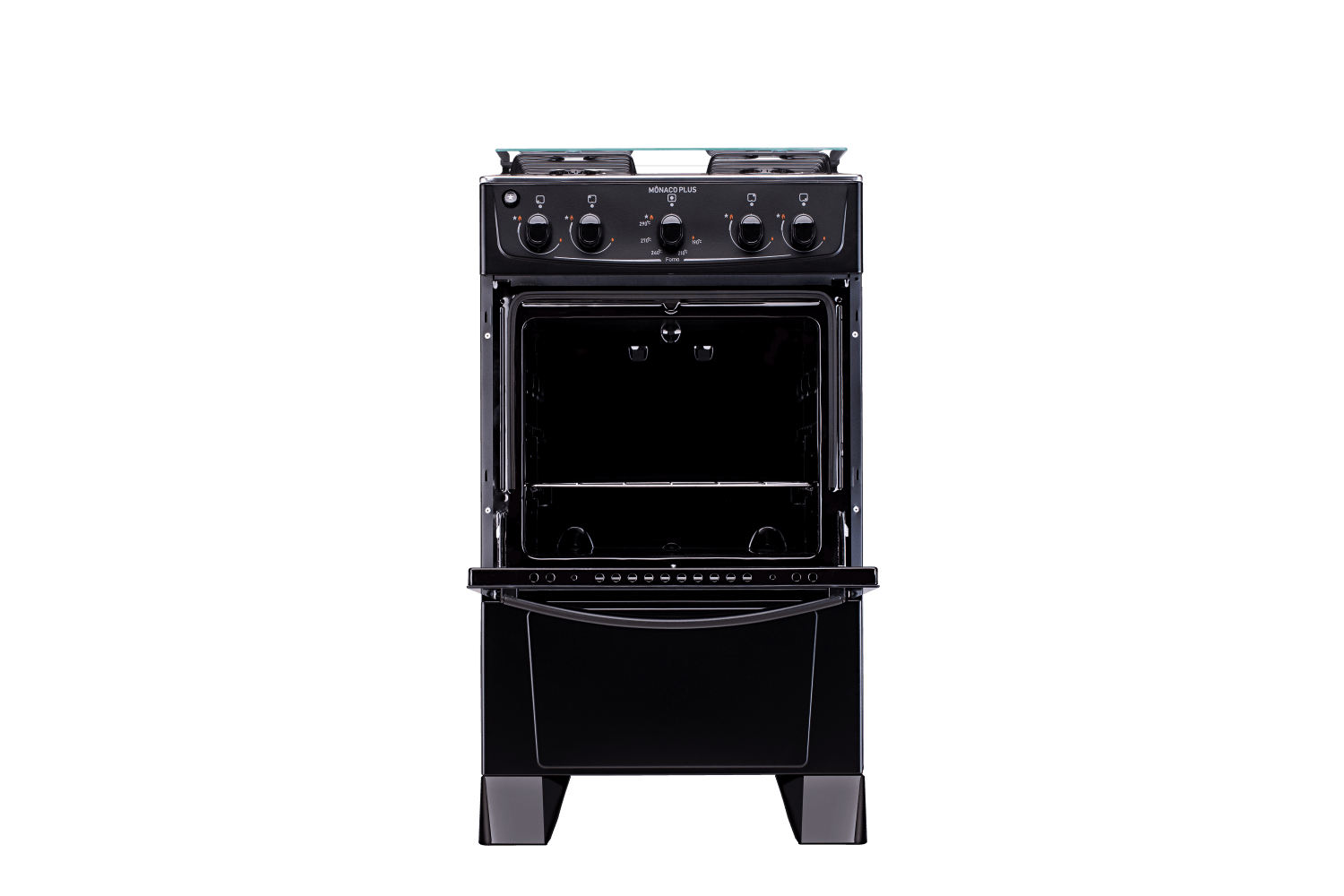 Fogão De Piso Atlas Monaco Plus 4 Bocas Preto - Bivolt - Image 5