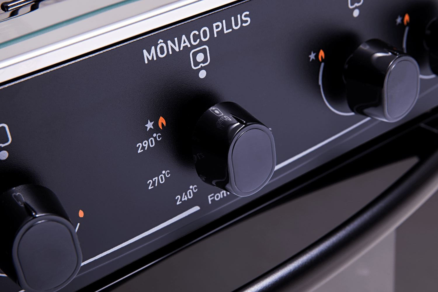 Fogão De Piso Atlas Monaco Plus 4 Bocas Preto - Bivolt - Image 12