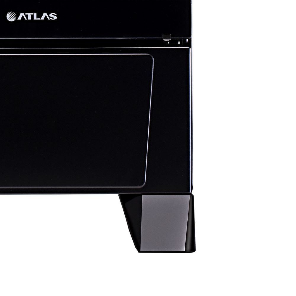 Fogão De Piso Atlas Monaco Plus 4 Bocas Preto - Bivolt - Image 13