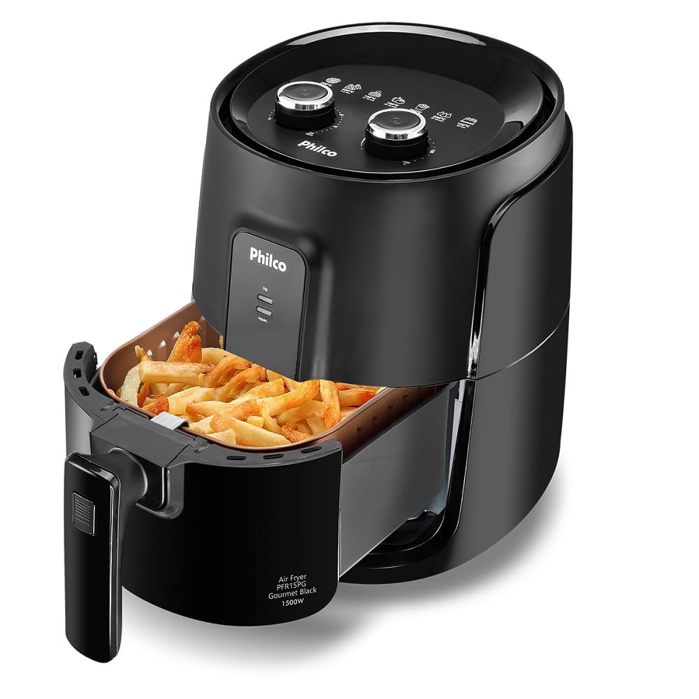 Fritadeira Air Fry Philco 4,4 Litros Preta Gourmet PFR15PG - 127 Volts - Image 9