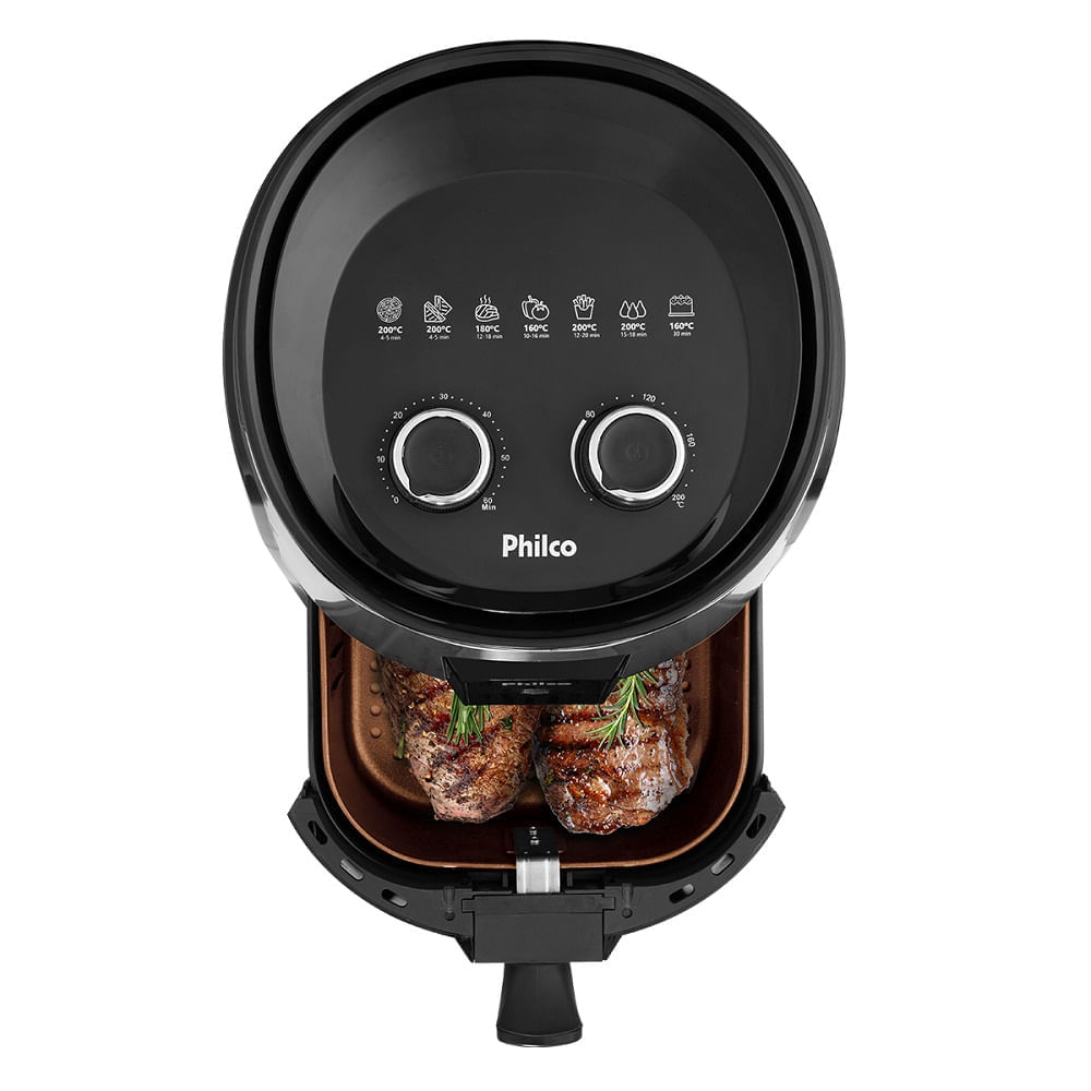 Fritadeira Air Fry Philco 4,4 Litros Preta Gourmet PFR15PG - 127 Volts - Image 13