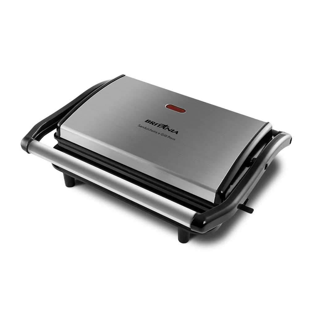 Grill e Sanduicheira Britânia Inox Press BGR27I – 220 Volts - Image 2