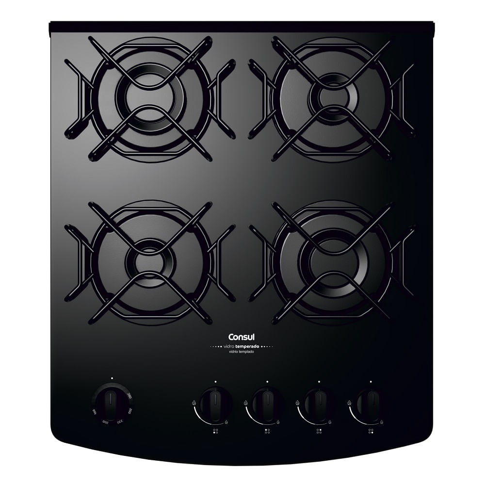Fogão de Piso Consul 4 Bocas com Mesa de Vidro Preto CFO4VBE – Bivolt - Image 5