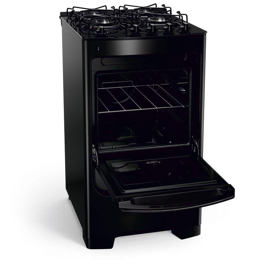 Fogão de Piso Consul 4 Bocas com Mesa de Vidro Preto CFO4VBE – Bivolt - Image 2