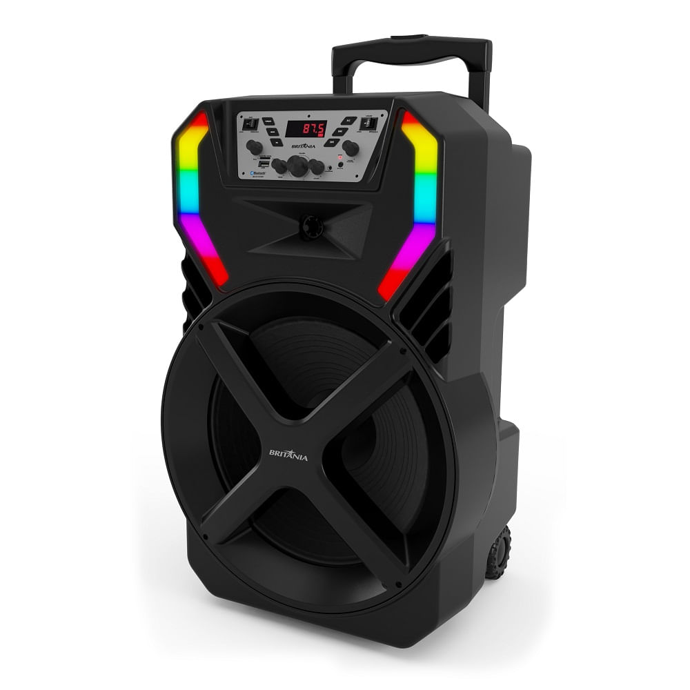 Caixa Acústica Britânia Flash Lights Woofer 15 Preta BCX12500 – Bivolt - Image 2