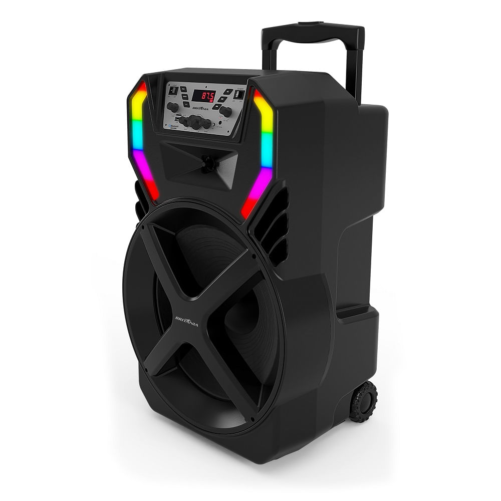 Caixa Acústica Britânia Flash Lights Woofer 15 Preta BCX12500 – Bivolt - Image 3