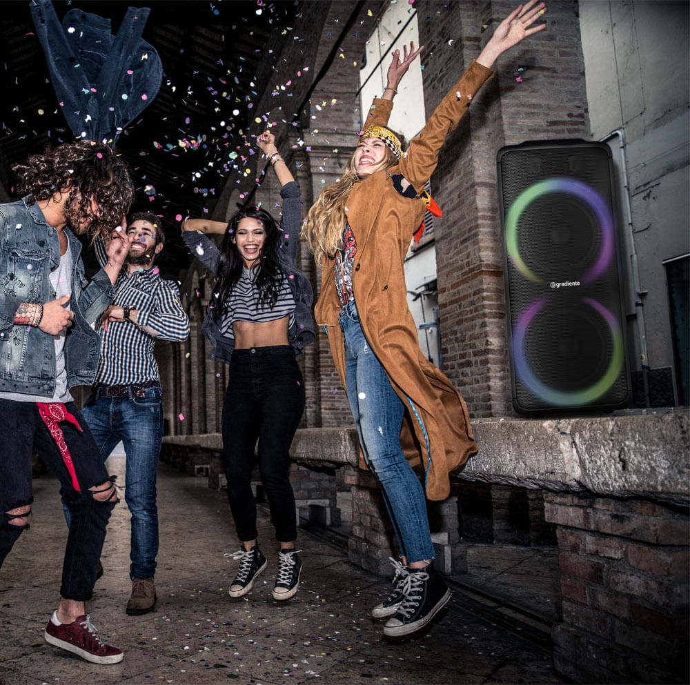 Caixa de Som Gradiente Woofer 10 Preta GCA203 – Bivolt - Image 9