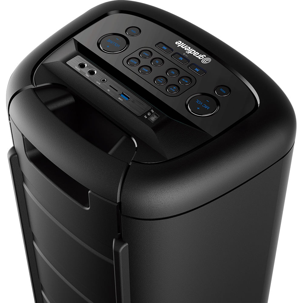 Caixa de Som Gradiente Woofer 10 Preta GCA203 – Bivolt - Image 6