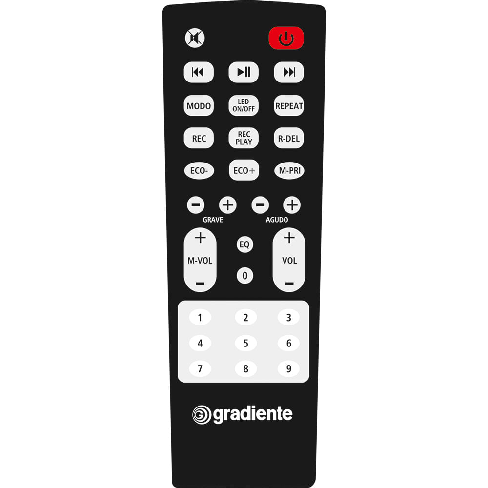 Caixa de Som Gradiente Woofer 10 Preta GCA203 – Bivolt - Image 8