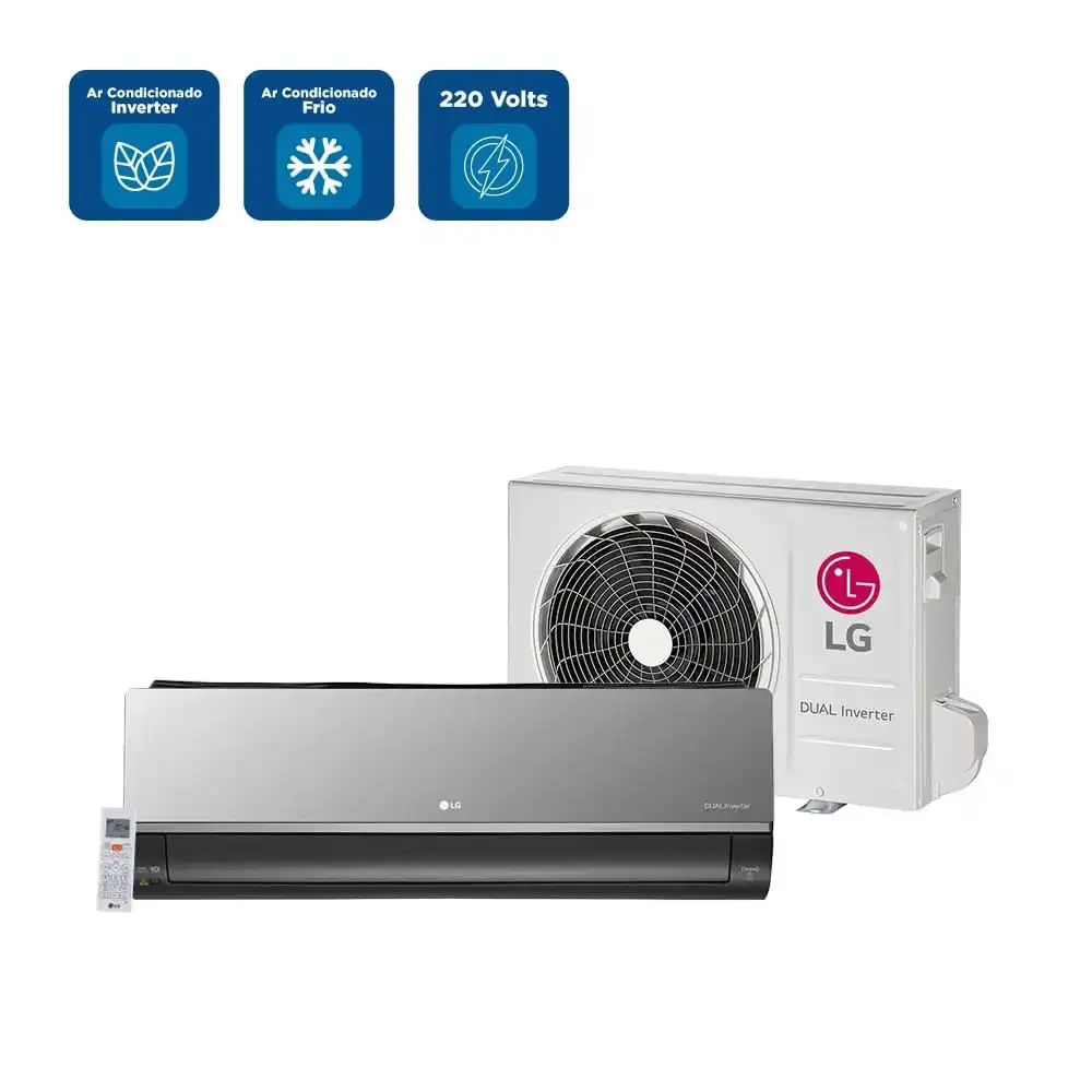 Ar Condicionado Split Inverter LG 18.000 Btus Artcool Frio S3-Q18KLR1B - 220 Volts - Image 2