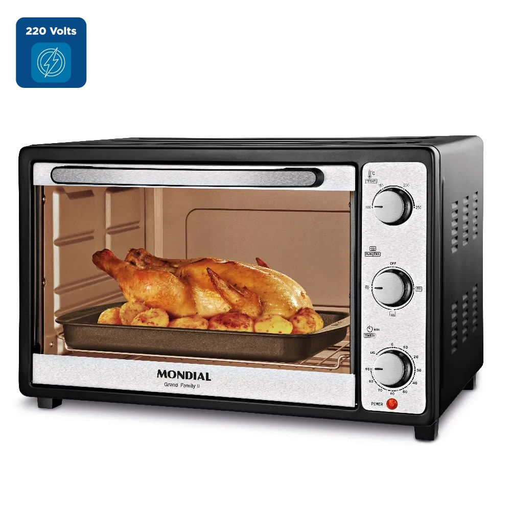 Forno Mondial 52 Litros Grand Family II Preto FR52 – 220 Volts - Image 2
