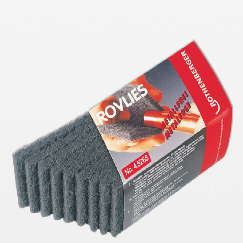 Esponja para remoção de óxido Rothenberger Preta rovlies 130x60mm - Image 4