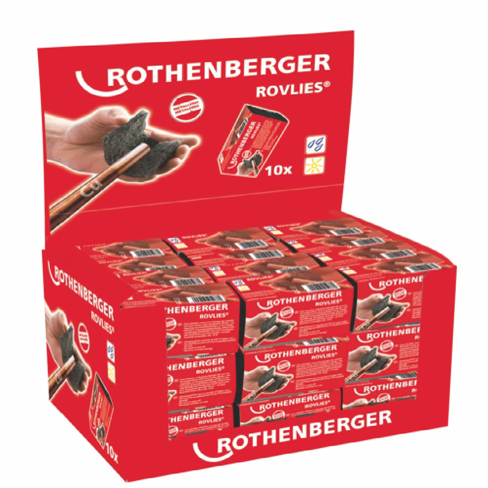 Esponja para remoção de óxido Rothenberger Preta rovlies 130x60mm - Image 3
