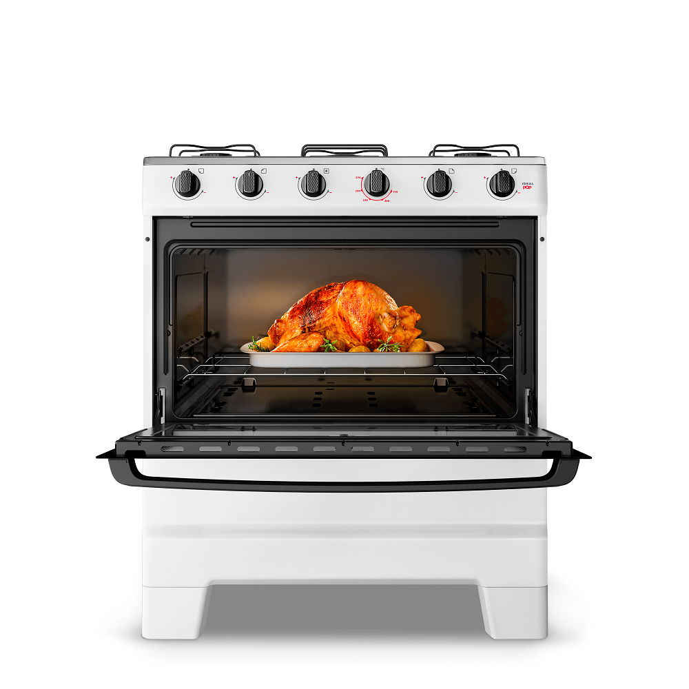 Fogão de Piso Esmaltec 5 Bocas com Acendimento Manual Branco Ideal Pop - Image 7