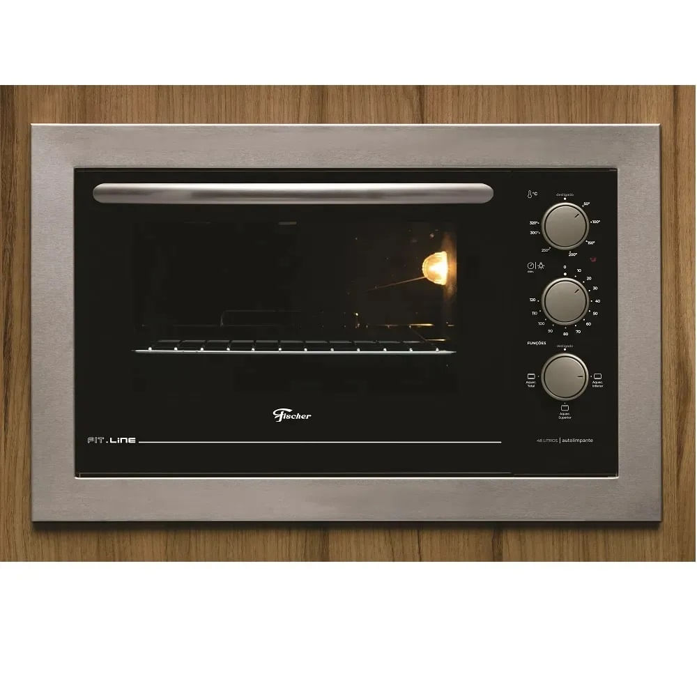 Forno de Elétrico de Embutir Fischer 48 Litros Fit Line Inox – 220 Volts - Image 4