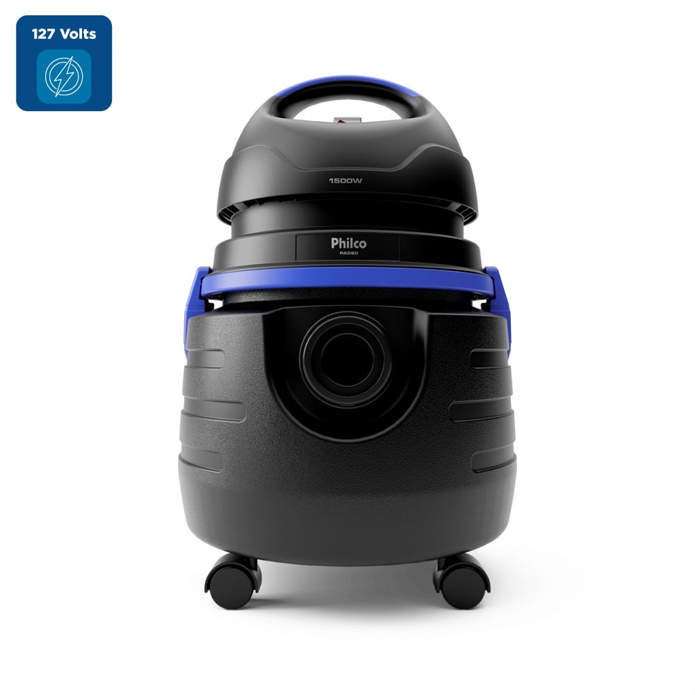 Aspirador de Água e Pó Philco 20 Litros Preto e Azul PAS80 – 127 Volts - Image 2