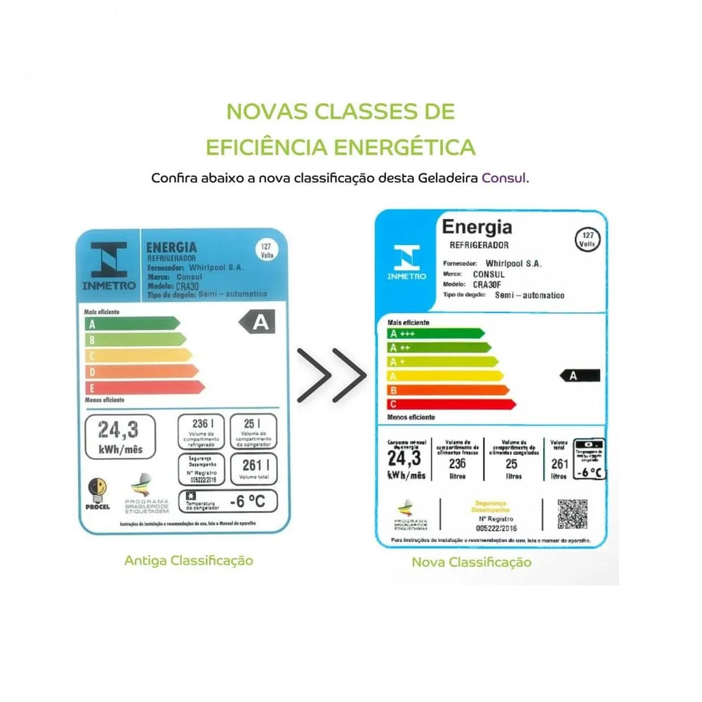 Refrigerador Consul Degelo Seco 261 Litros CRA30FBANA– 127 Volts - Image 7