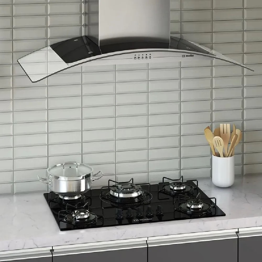 Cooktop a Gás Mueller 5 Bocas Tripla Chama Preto MCG135BG1 – Bivolt - Image 9